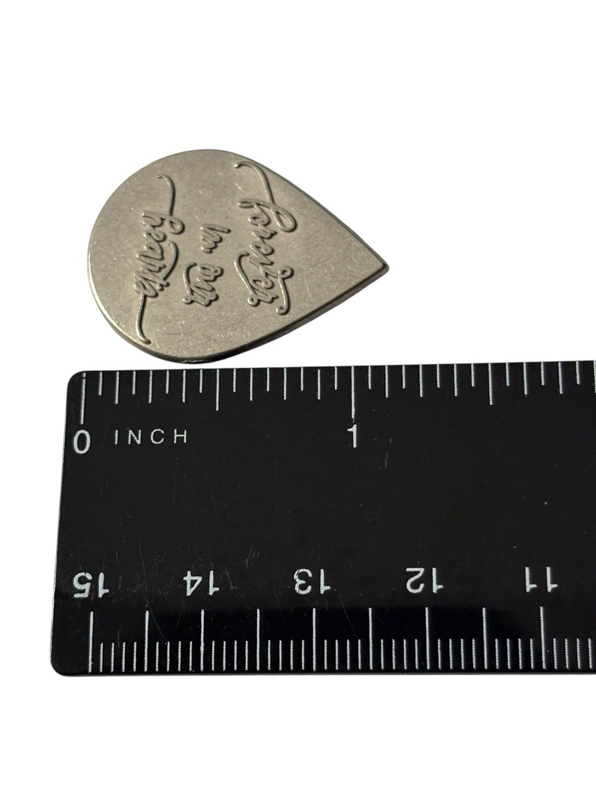Forever in Our Hearts Mini Tear Drop Memorial Tokens Grief Gift Metal Set of 6