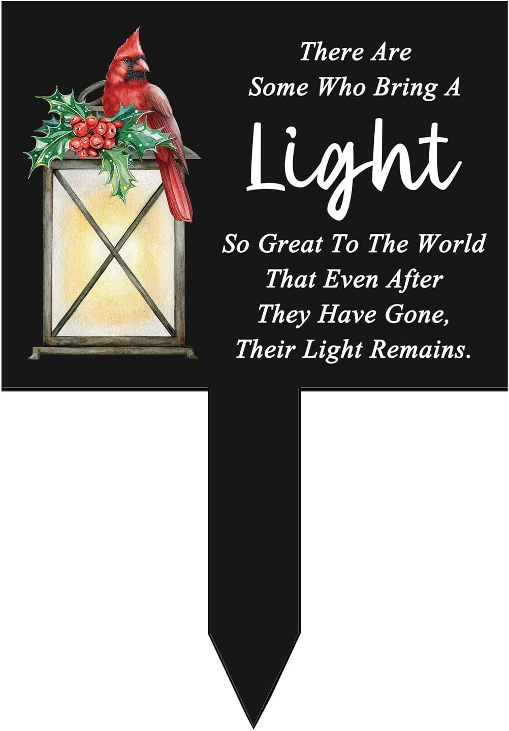 Cardinals Memorial Gift Cardinal Grave Markers Cemetery Plaque Stake Markers Mem