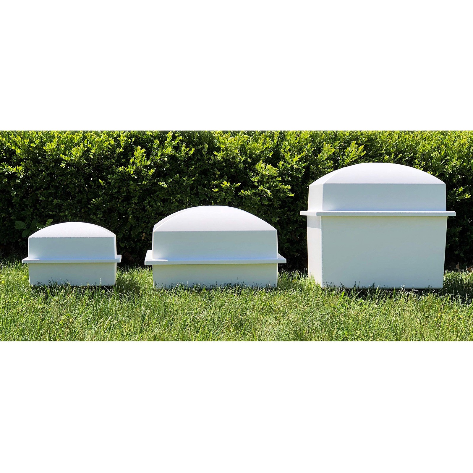 Crowne Vault Compact Urn for Underground Small (Coronet), Granite Grey