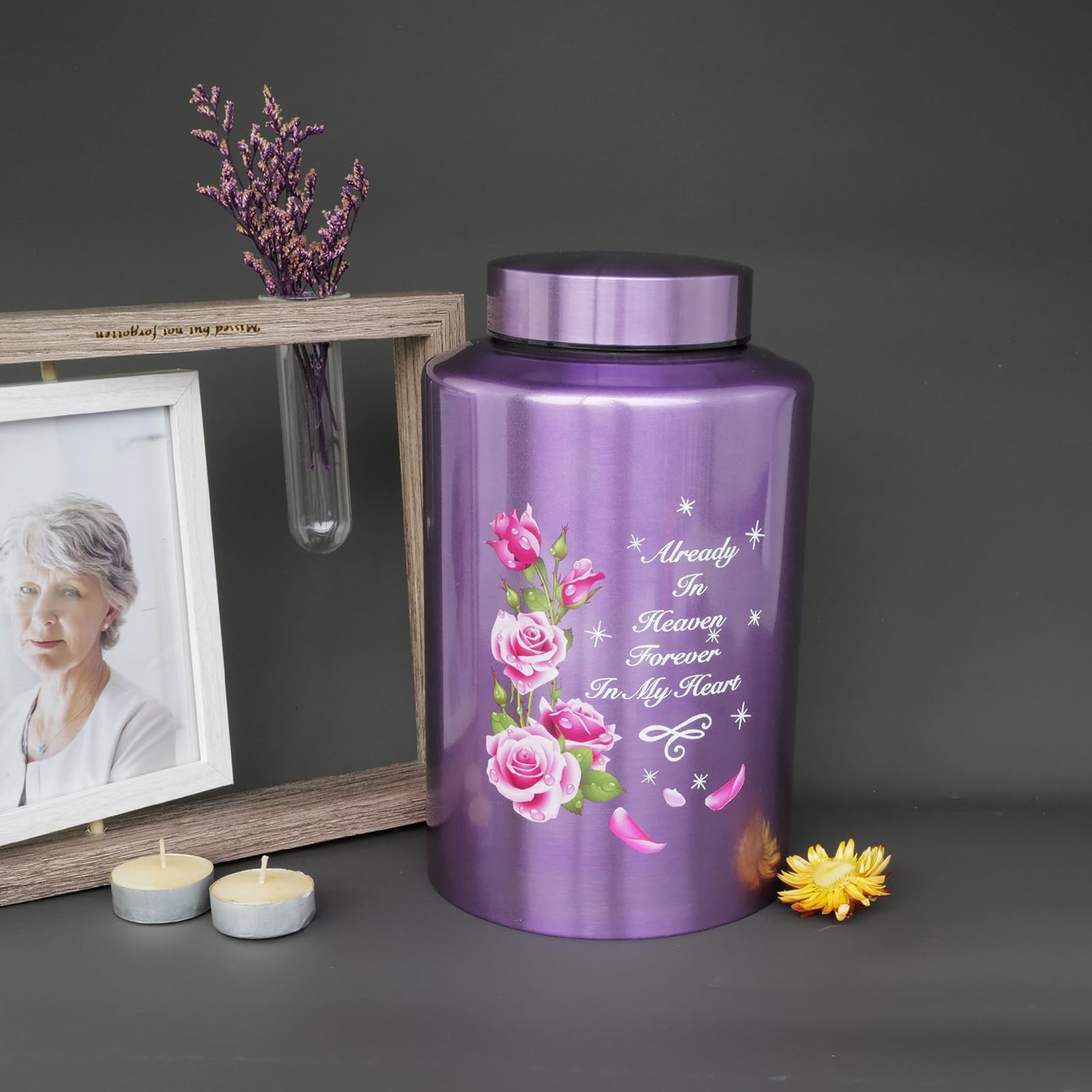Up to 220 lbs Large Cremation Urns for Adult Human Ashes, Decorative Urn for Fem