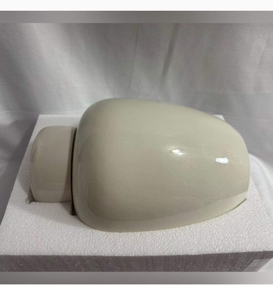 Modern Serenity White Ceramic Cremation Urn Adult Funeral Memorial 10″ NIB New