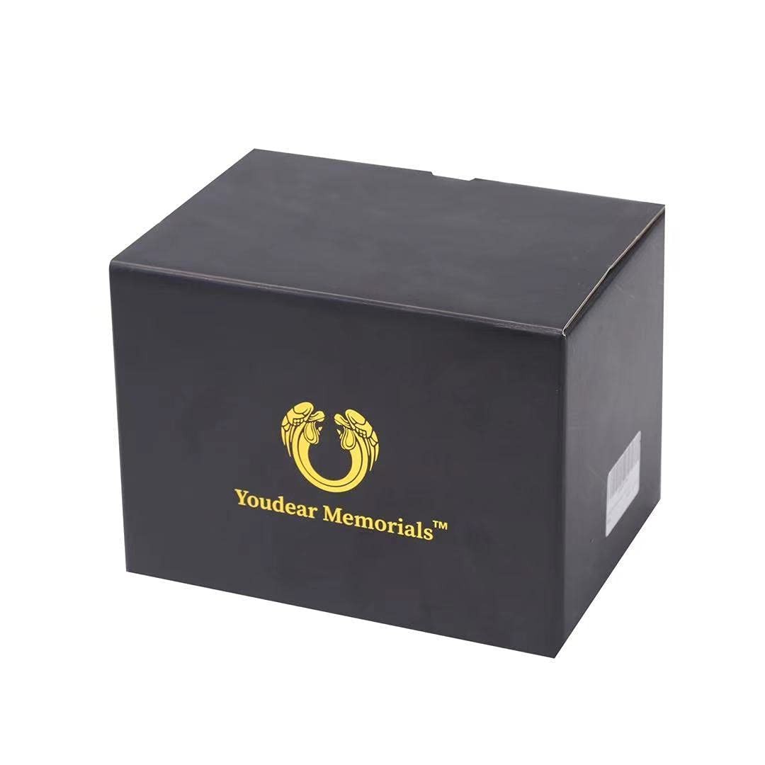 Medium Urn for Human Ashes – Rose Cremation Gold-red