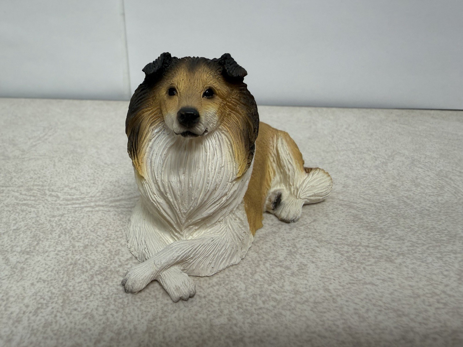Collie Figurine Topper for Cremation Urn Ashes Honor Thy Pet Dog Funeral