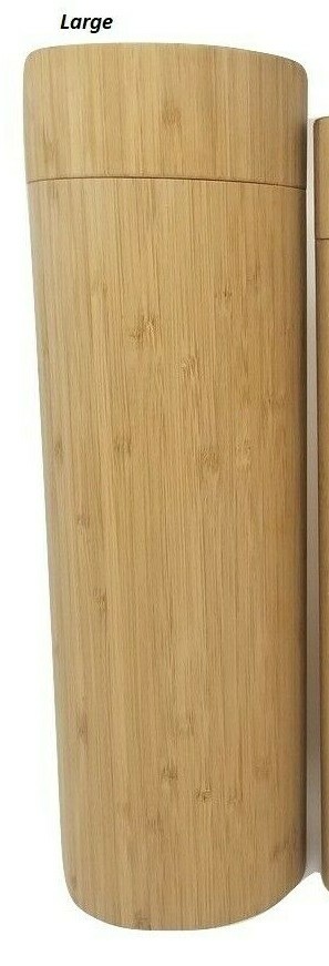 Biodegradable Large Bamboo Scatter Urn for Human Ashes – Free Shipping