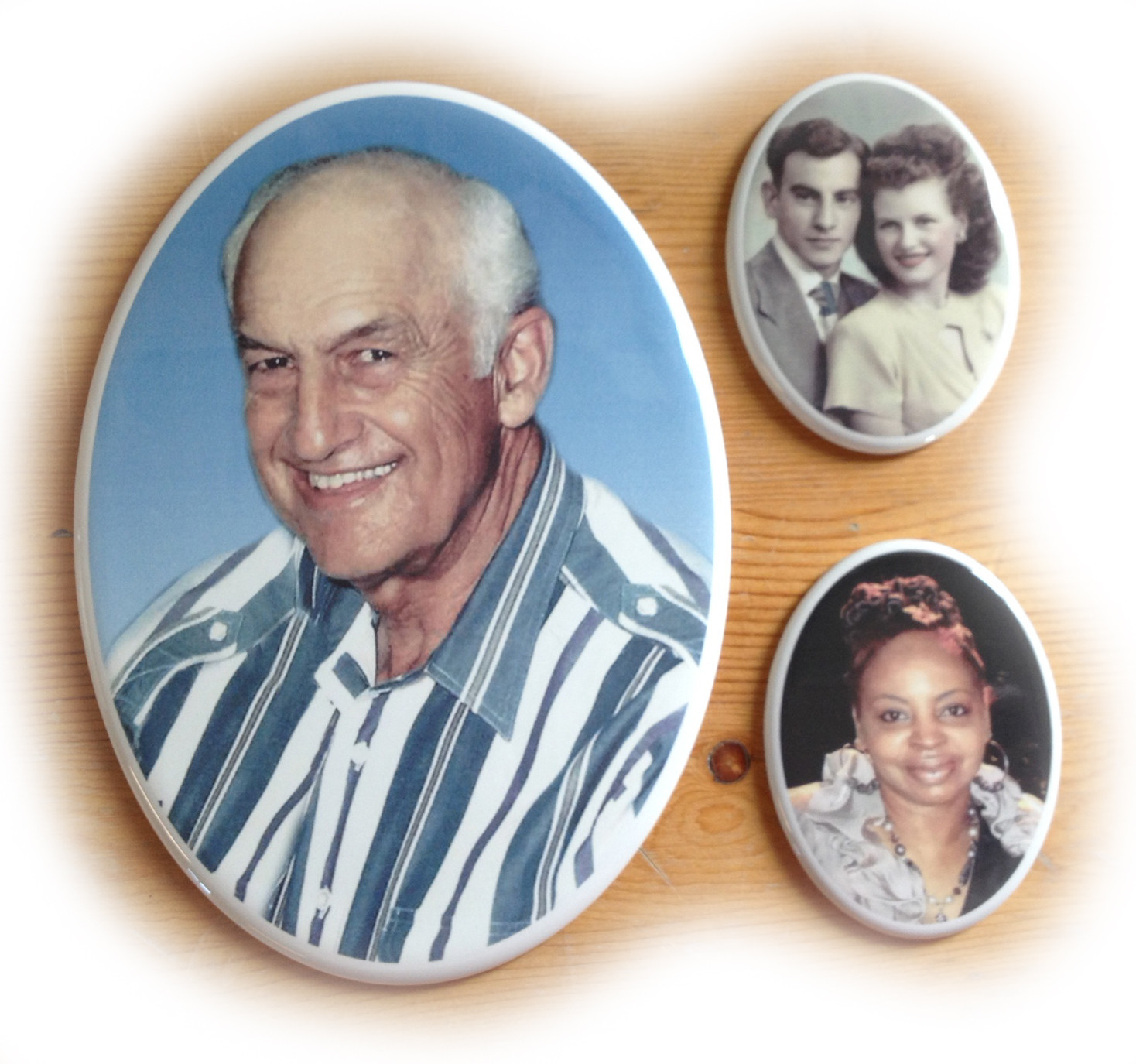 3.5″ x 4.75″ Porcelain Ceramic Photo Picture Memorial Outdoors Cemetery