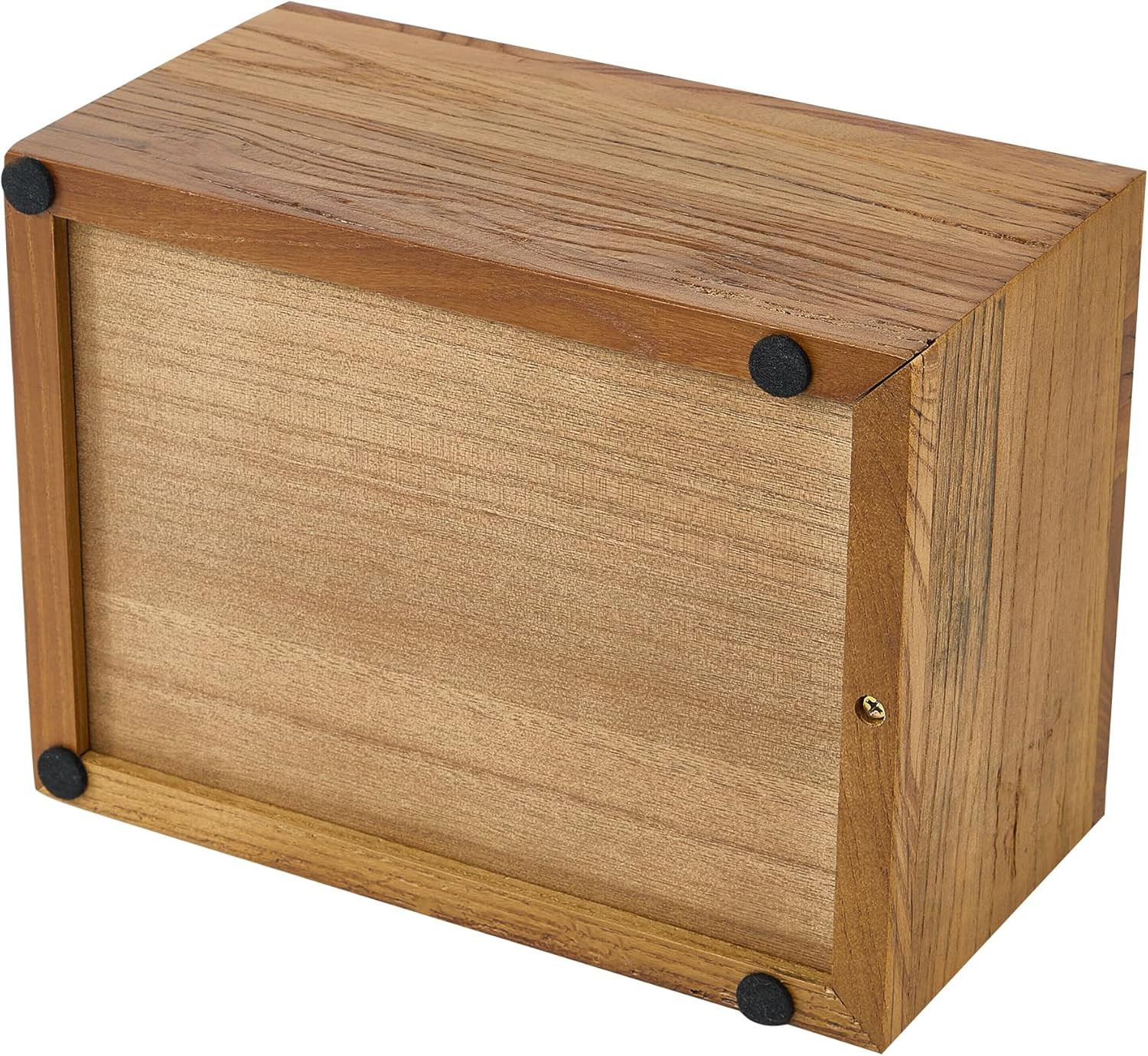 Rustic Solid Barn Wood Burial Cremation Urn Boxes for Human Ashes Adult
