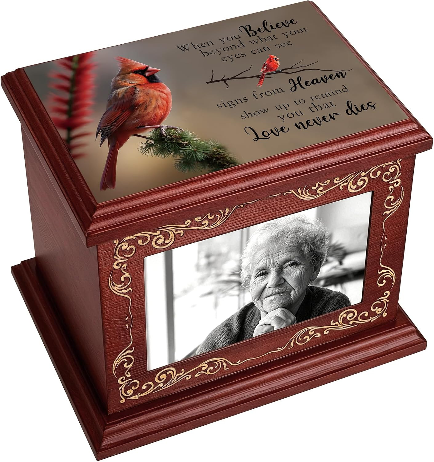Cremation Urns for Human Ashes Adult Male or Female, Funeral Memorial Urns for A