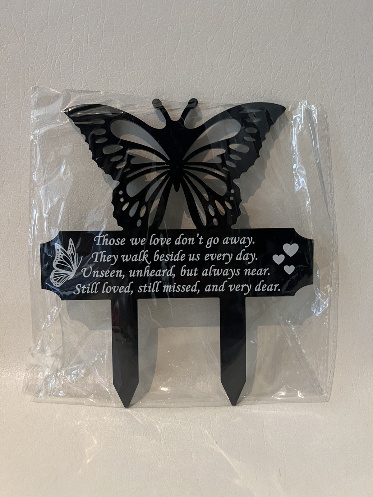 Butterfly Garden Stakes-Cemetery For Grave, Or Yard Decoration- NEW