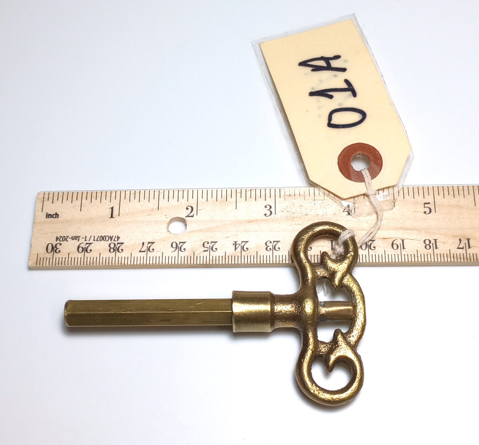 Yellow Brass Pocket Casket Key