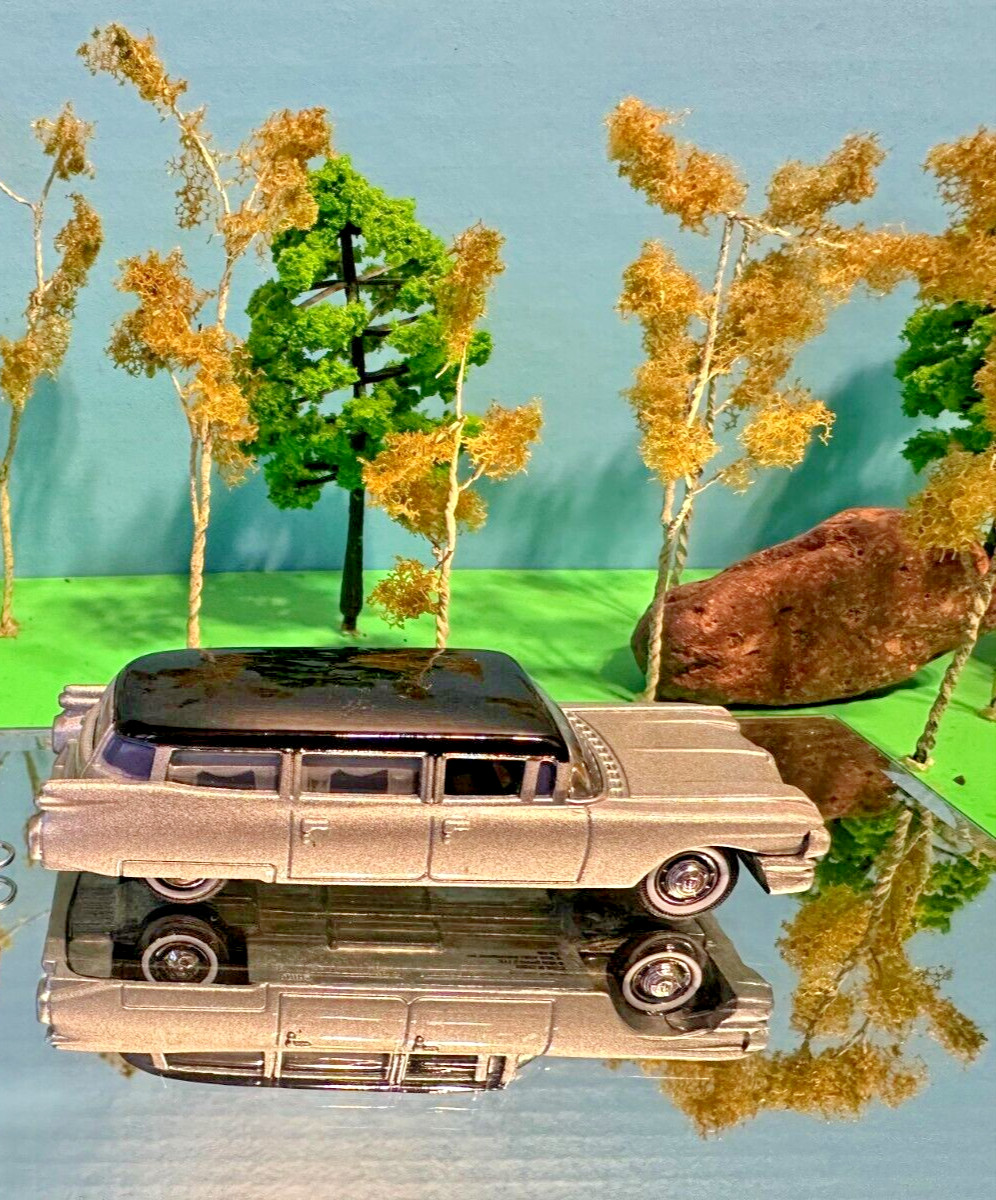 Hearse, Funeral, Grave, Cadillac 1959 Hearse Johnny Lighting Exclusive, 1/64