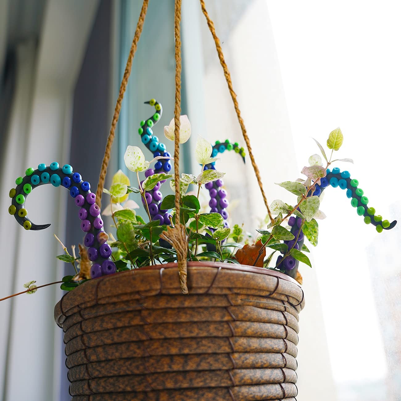 Octopus Tentacle Decorative Garden Stakes Yard Plant Decor Outdoor Ornament