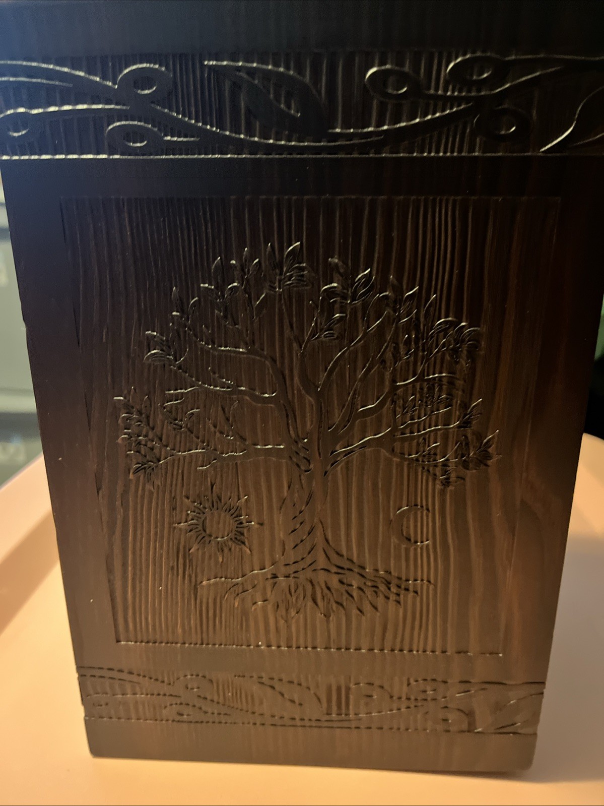 Wooden Tree Of Life Urns Box, Cremation Urn, For Human, Pets Cat, Dog, Burial