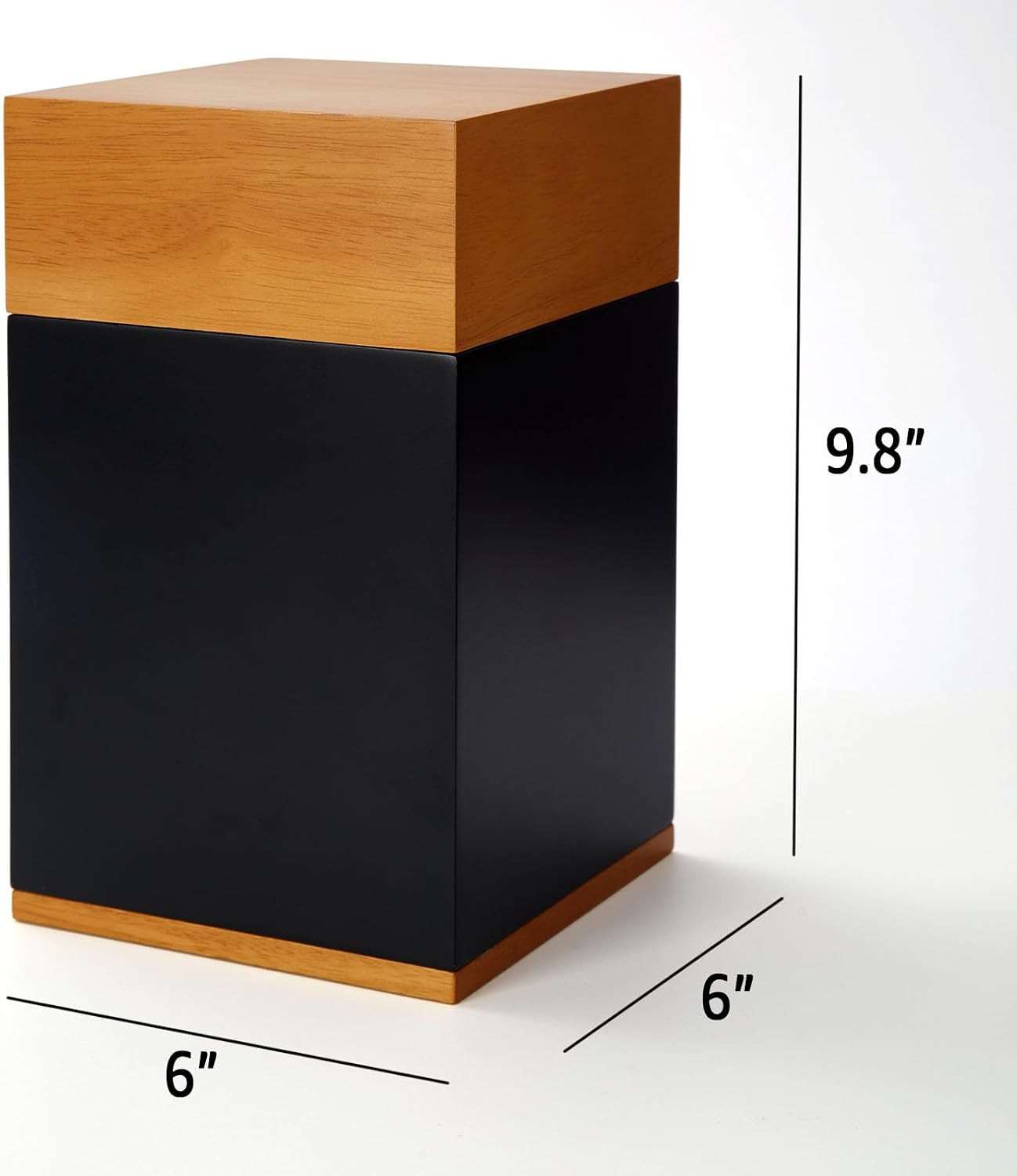 Cremation Urns for Ashes Adult Male Female,Large Burial Funeral Wooden Urns Box