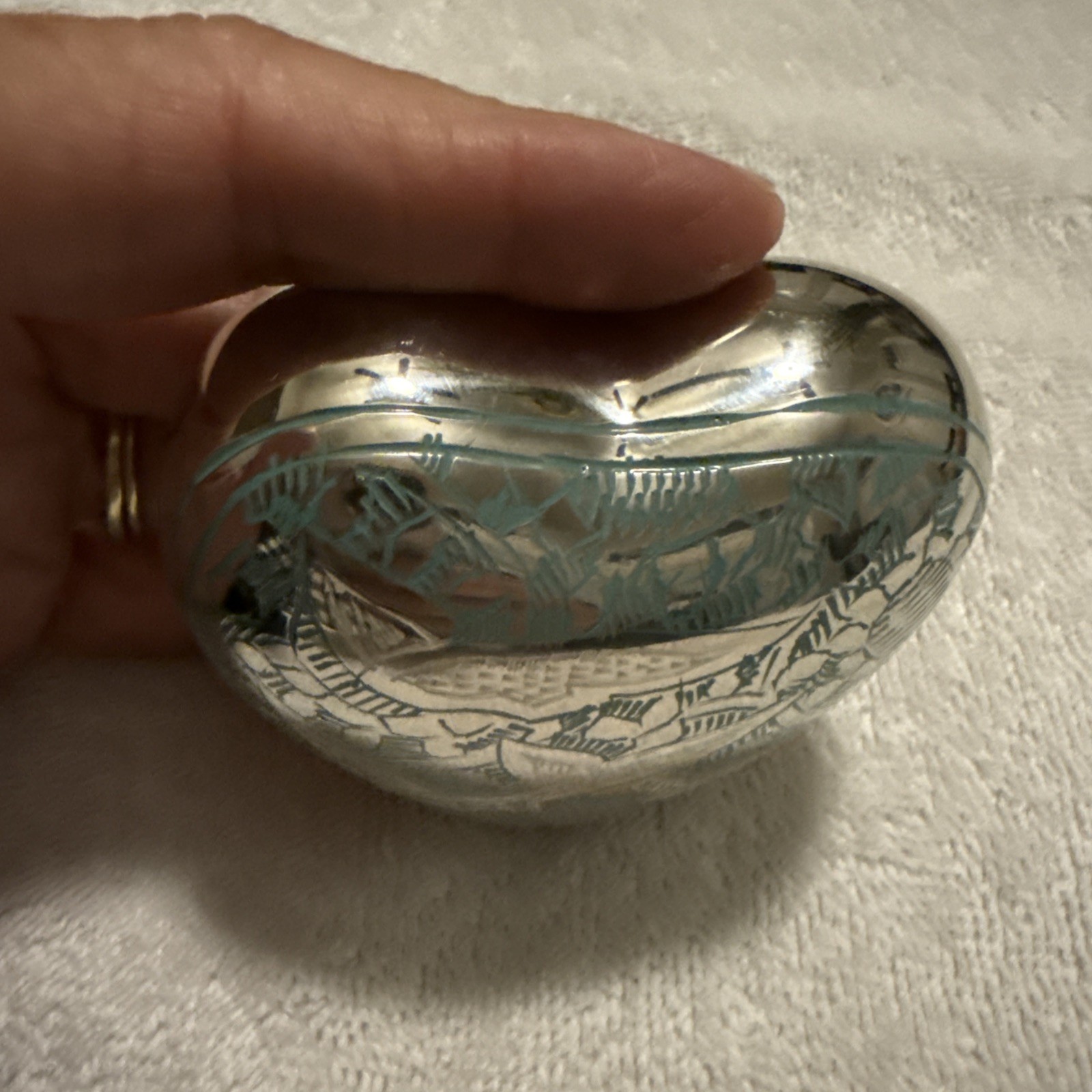 3″ Small Pet Forever Heart Cremation Urn Memorial Ashes Keepsake Dove Seagull