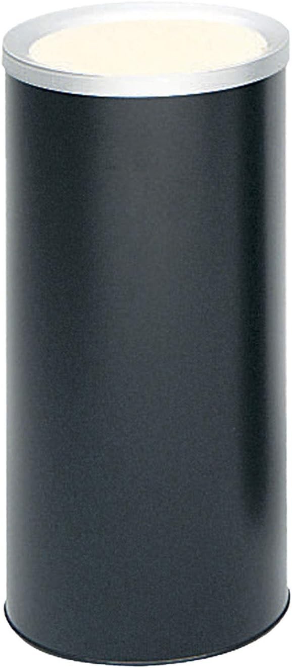 Black Steel Ash Urn 20″ | Durable Powder Coat Finish | Freestanding Receptacle