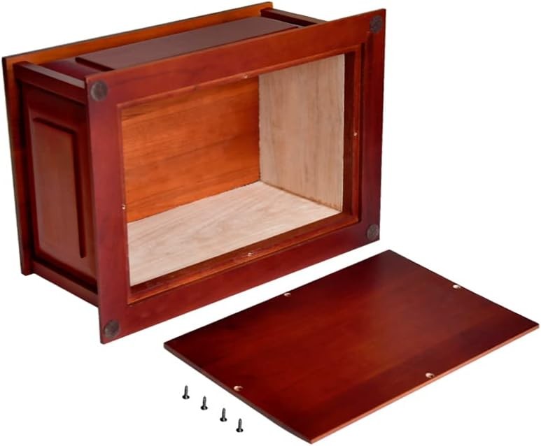 MAKEY’S Extra Large Urns for Human Ashes Adult Male,Cremation Urn,Handmade Wo…