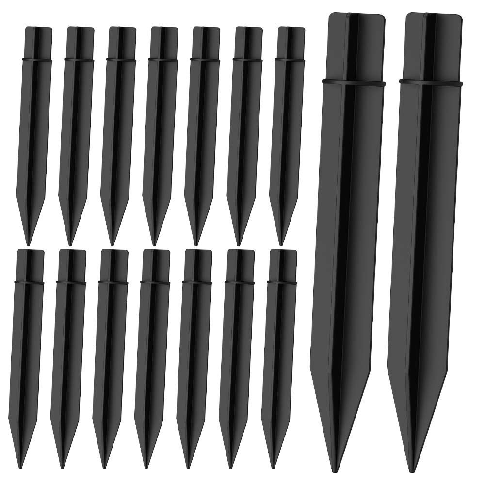 Plastic Ground Spikes, 0.83 in Diameter Replacement ABS Torch Stake for Garde…