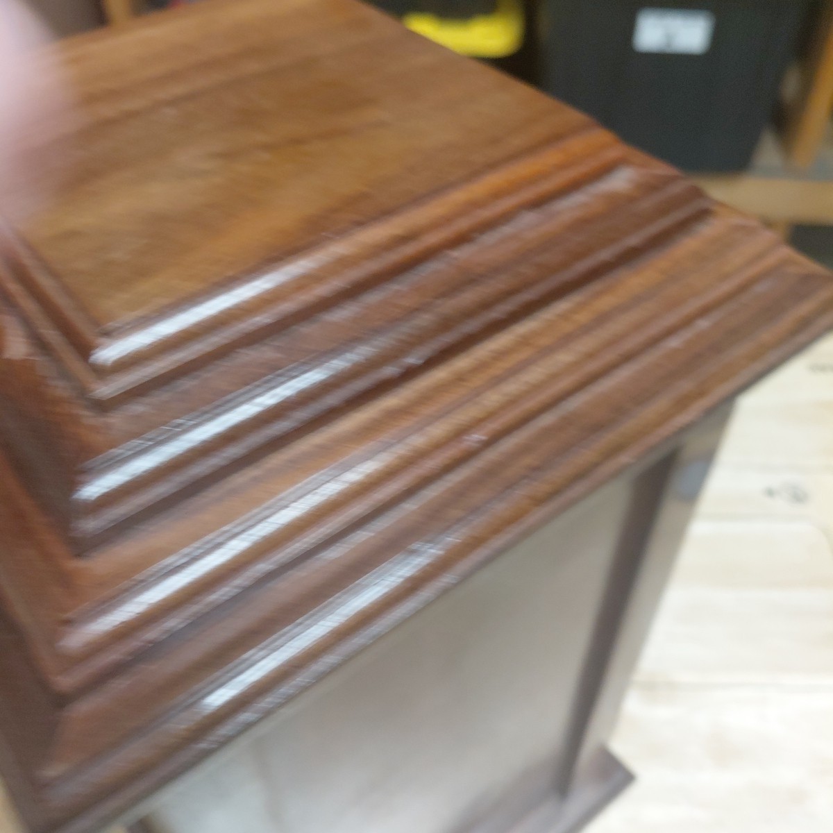Decrative Wooden Cross Urn for Adult Ashes | Cremation Urns. Rosewood