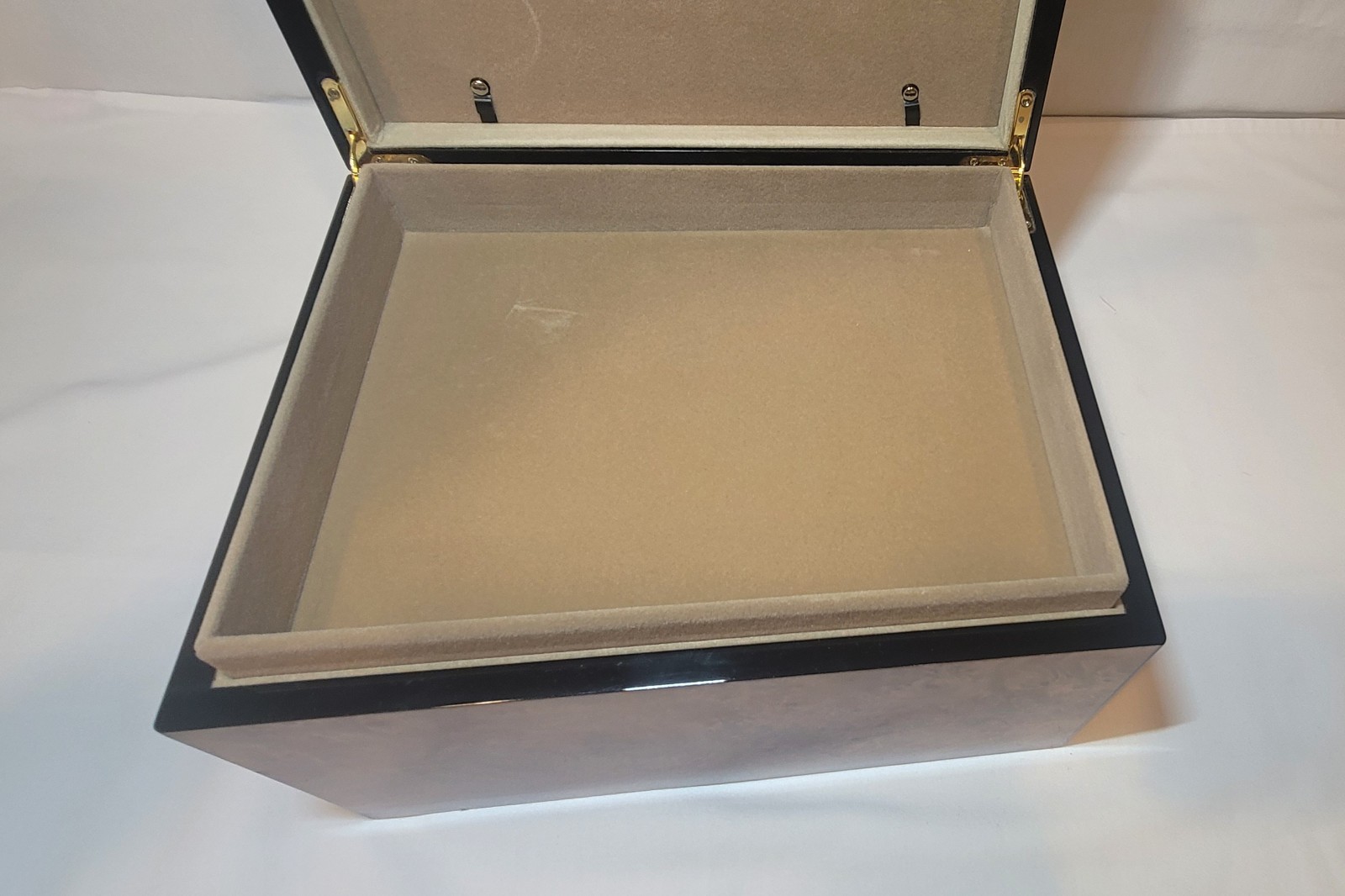 Cremation Urn Memory Box & Memento Kit Cherry Burlwood