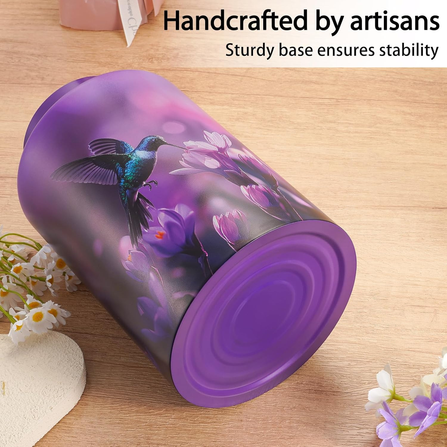 Memorials Cremation Urns for Human Ashes Adult Female and Male, Hummingbird Buri