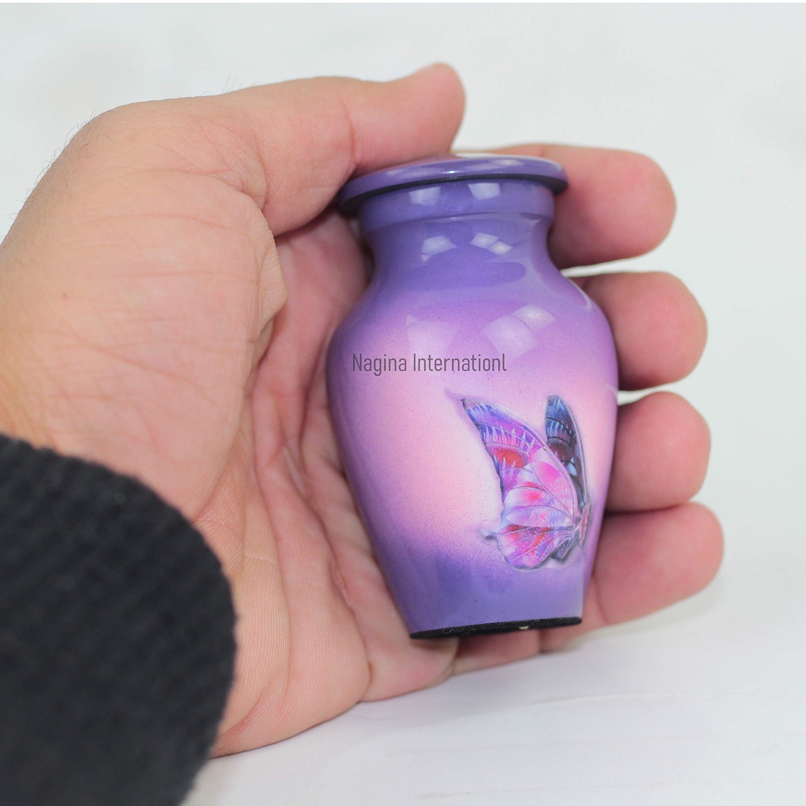 Keepsake Urns Small for Human Ashes Set of 4 | Mini Funeral Cremation Pot wit…