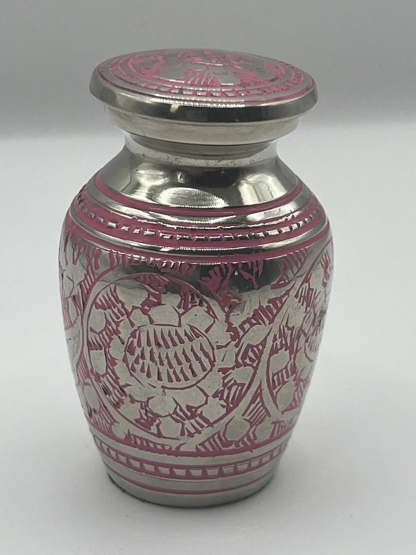Pink Urn for Human Ashes Adult, Baby Urn, Cremation Urns Keepsakes