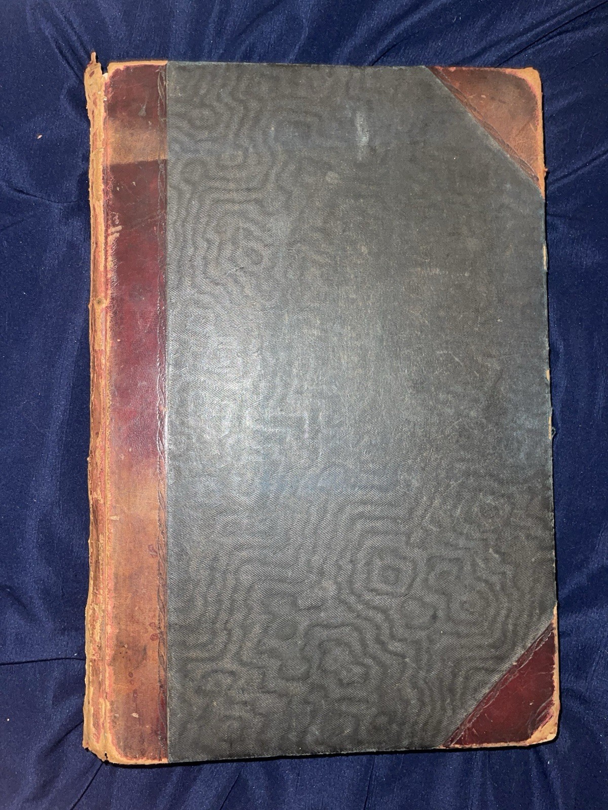 Vtg 1946-1965 Funeral Register Book Oversized Halifax, England, UK 525 Burials
