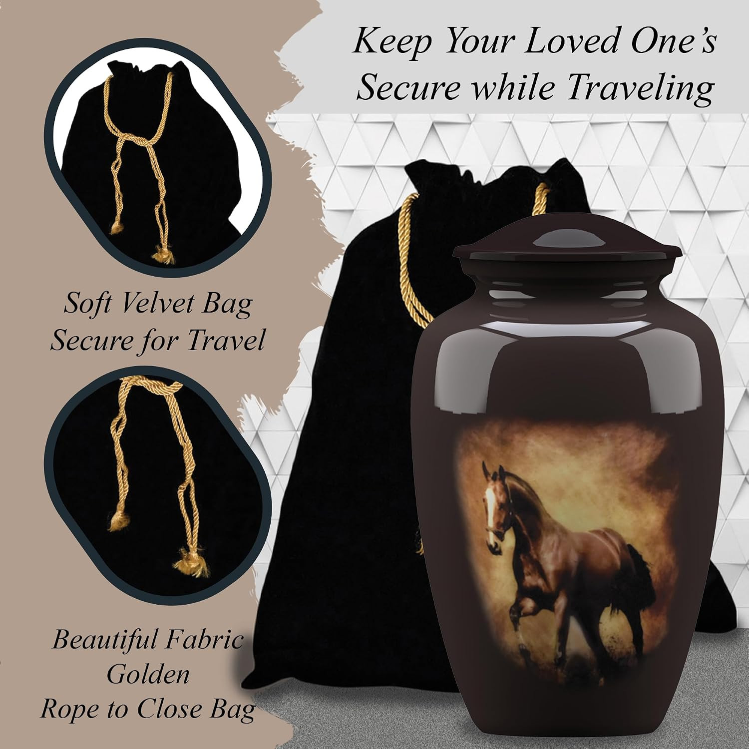Forever URNS – Large Urn for Ashes Adult Male & Female | Memorial Gifts, Ashes K