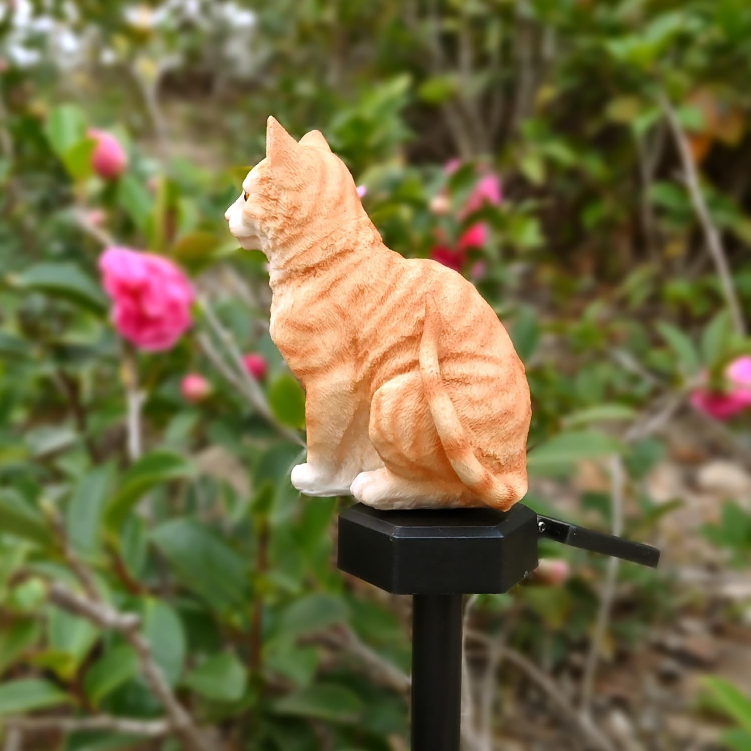 Cat Solar Light Stake Waterproof Garden Decor Outdoor Lawn Decoration – Cute
