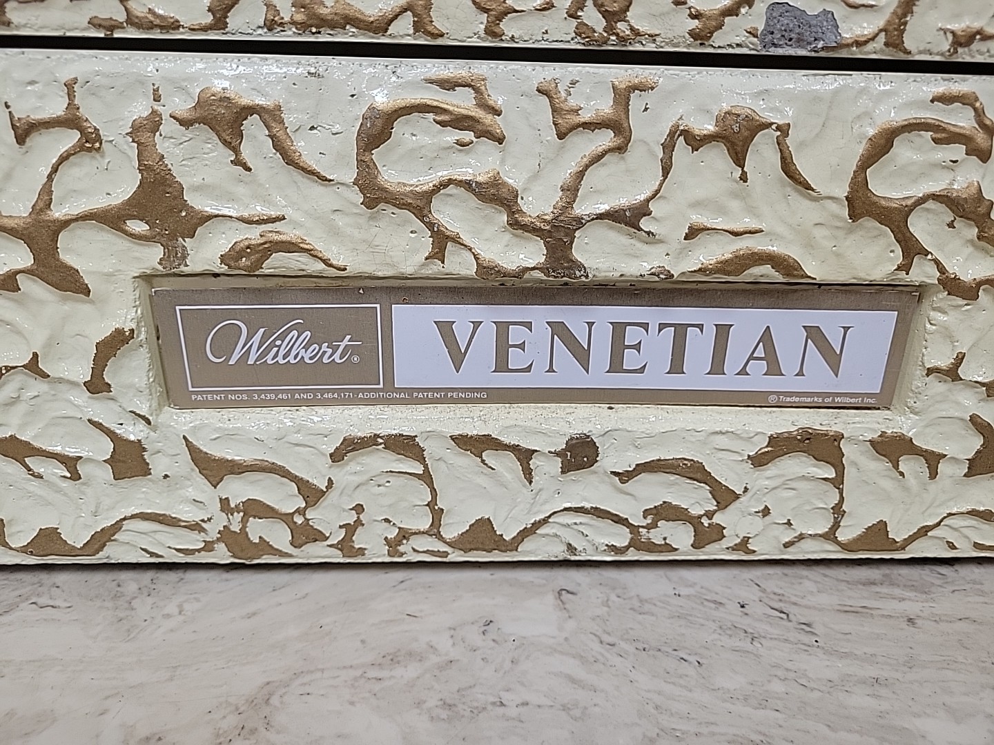 Vintage Wilbert VENETIAN Salesman Sample Casket Burial Vault