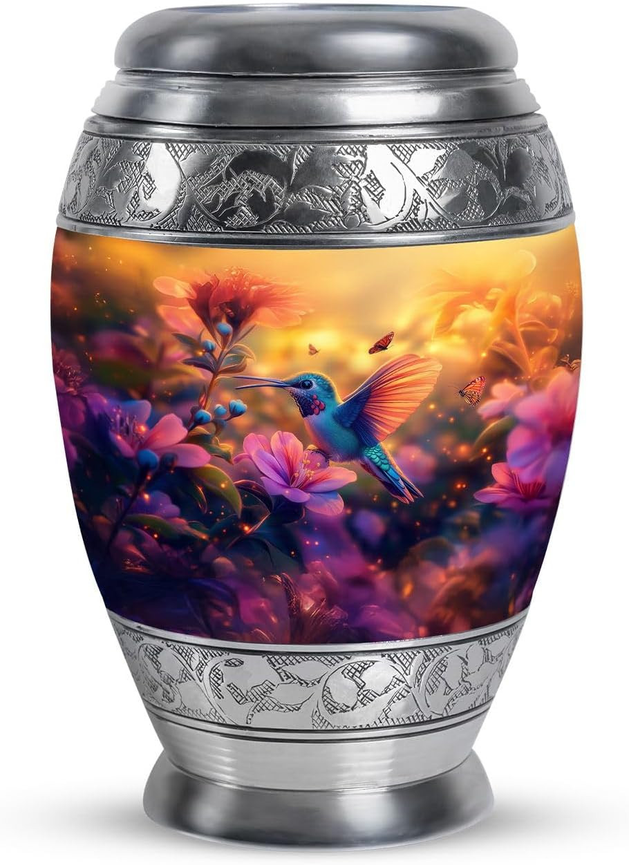Hummingbird Urn, Small Urn for Ashes Adult Man, 3″ Keepsake Urns for Women | Dec