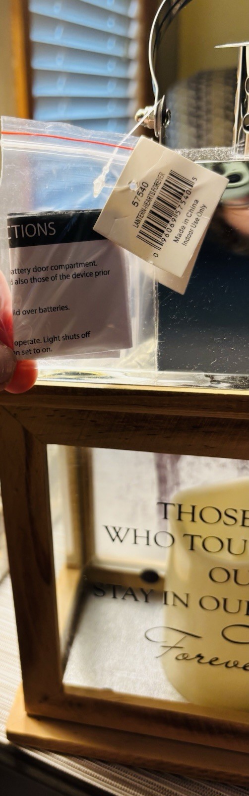 Memorial Remembrance Flickering Lighted Candle. New With Tags. General Loss