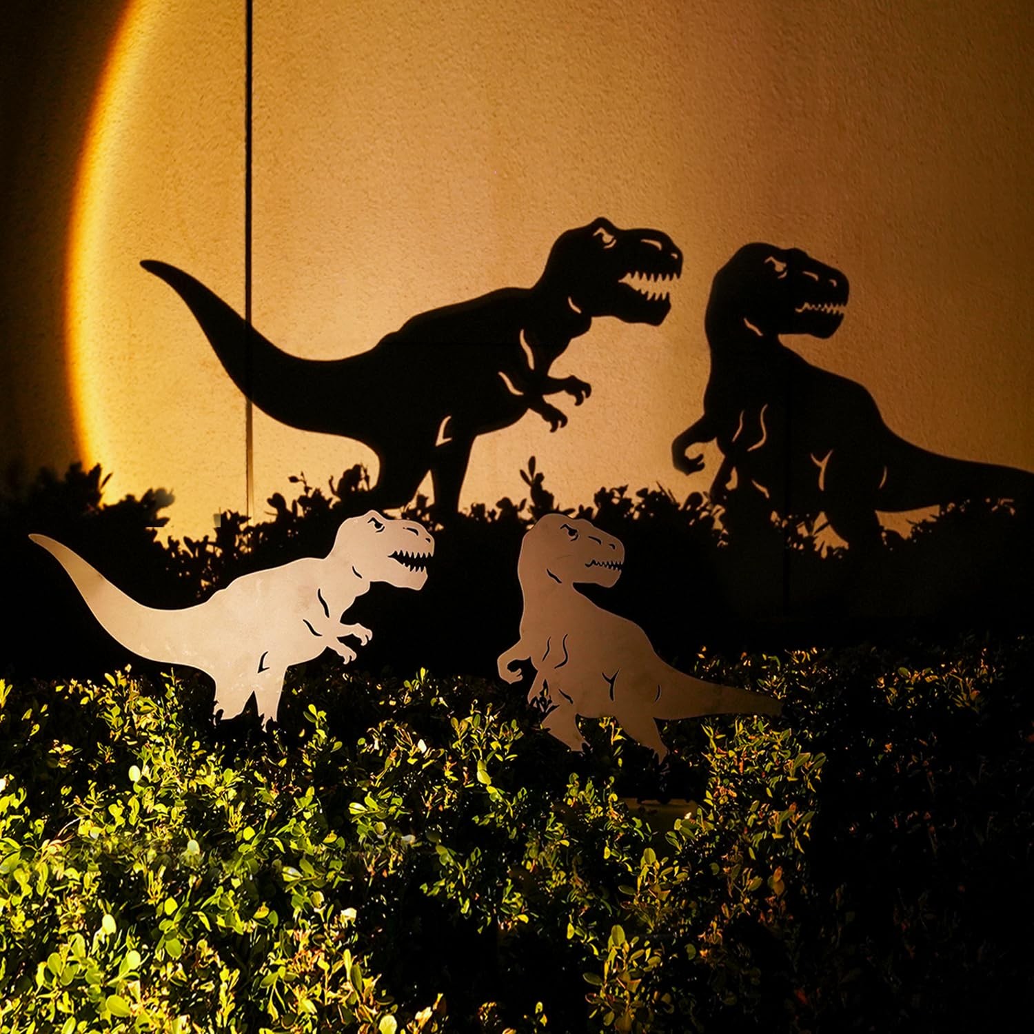 Dinosaur Metal Garden Stakes – Unique Outdoor Decor for Yard and Lawn