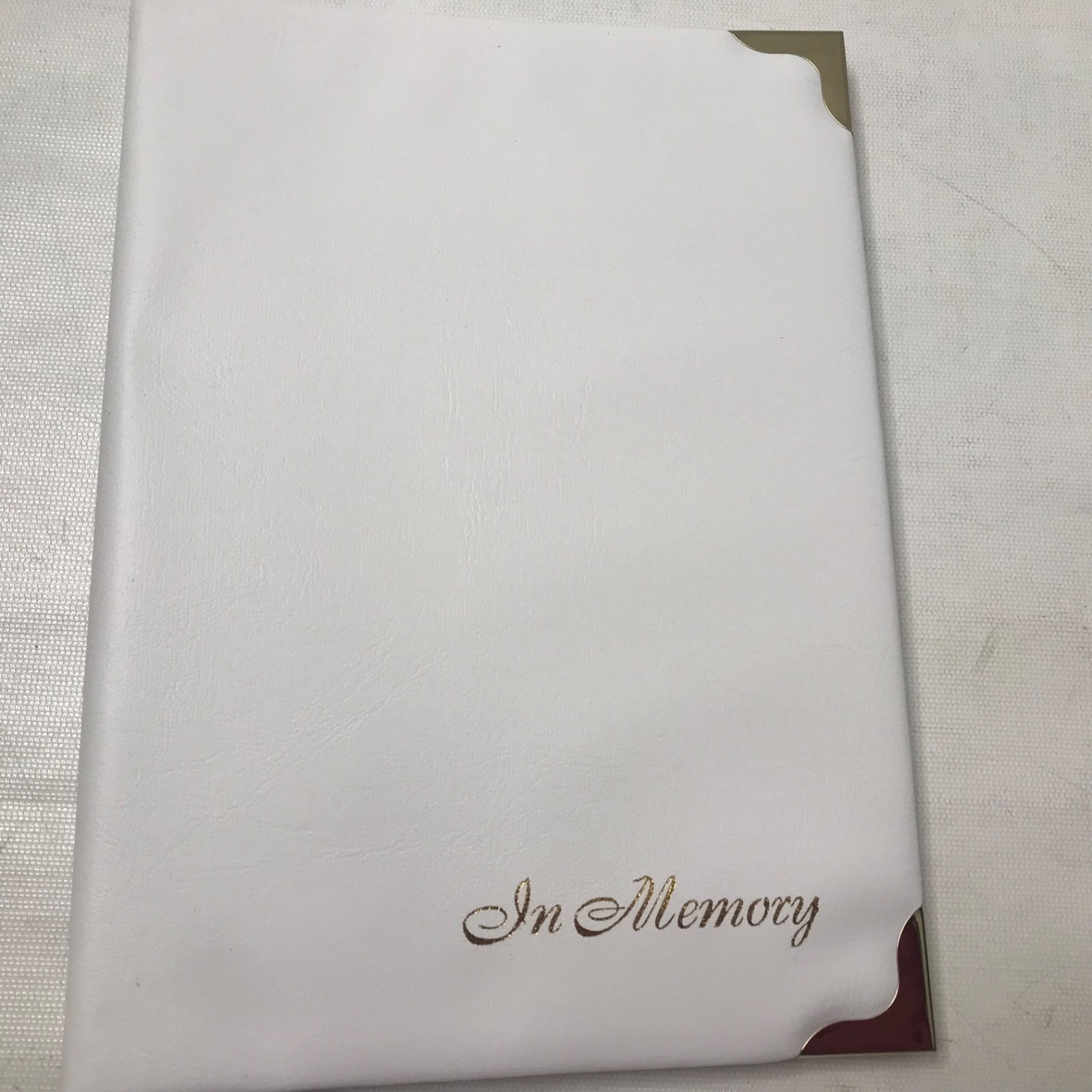Funeral Guest Book Memorial Service Brown Sign In Guest Registry In Memory Of
