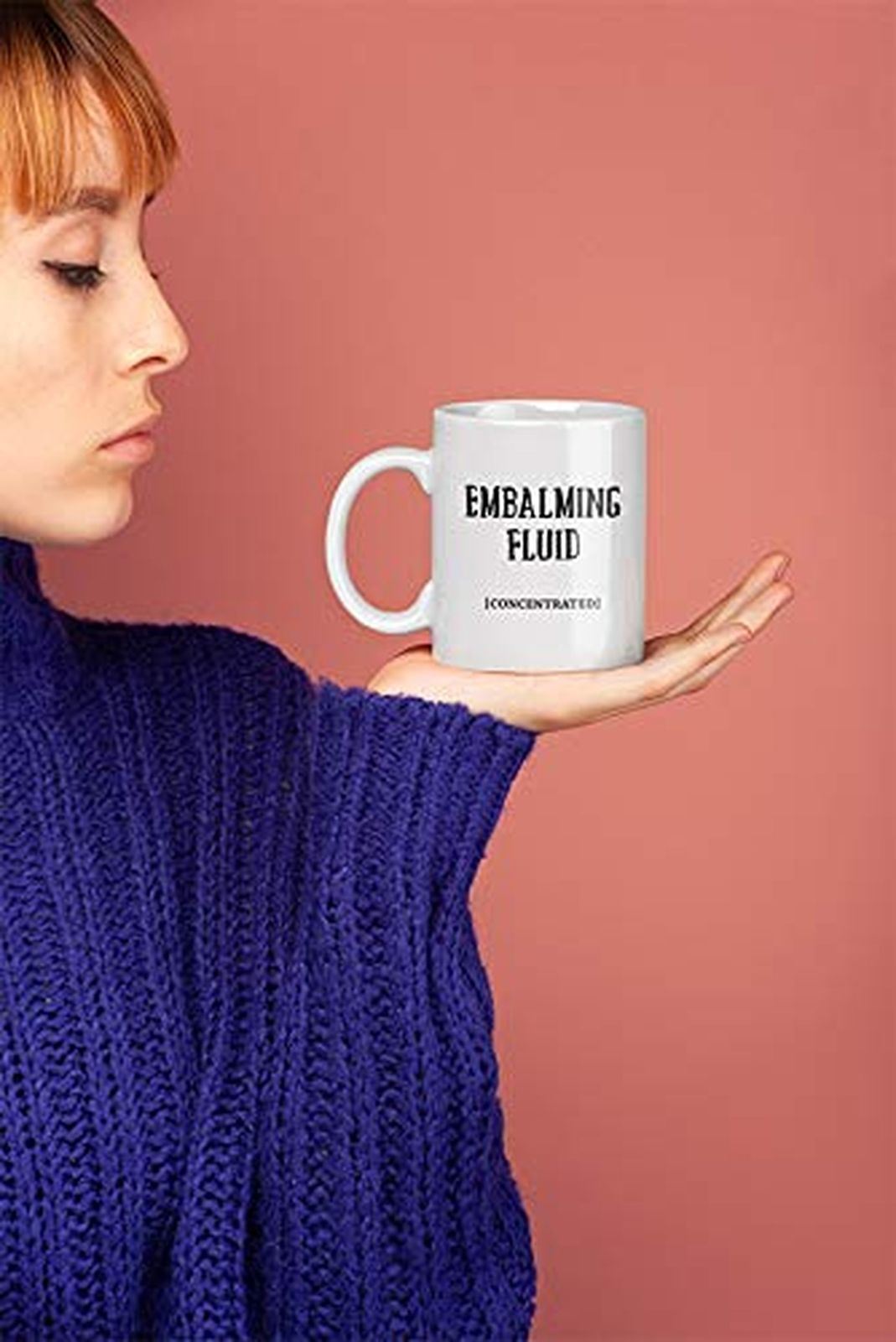 Casitika Embalming Fluid Coffee Mug. Funny Mortician or Funeral Director Gift