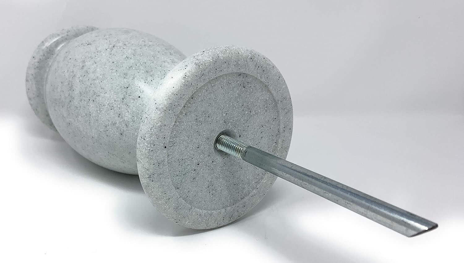 Indestructible Weather-Resistant Cemetery Flower Vase with Spike Ground Mount