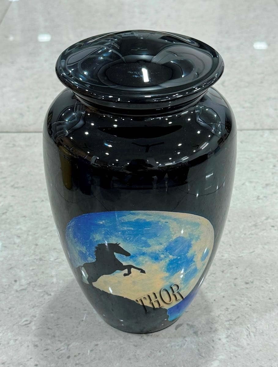 Cremation Animals Keepsake Urn Marble Finish Keepsake Cremation Urn for Ashes Me