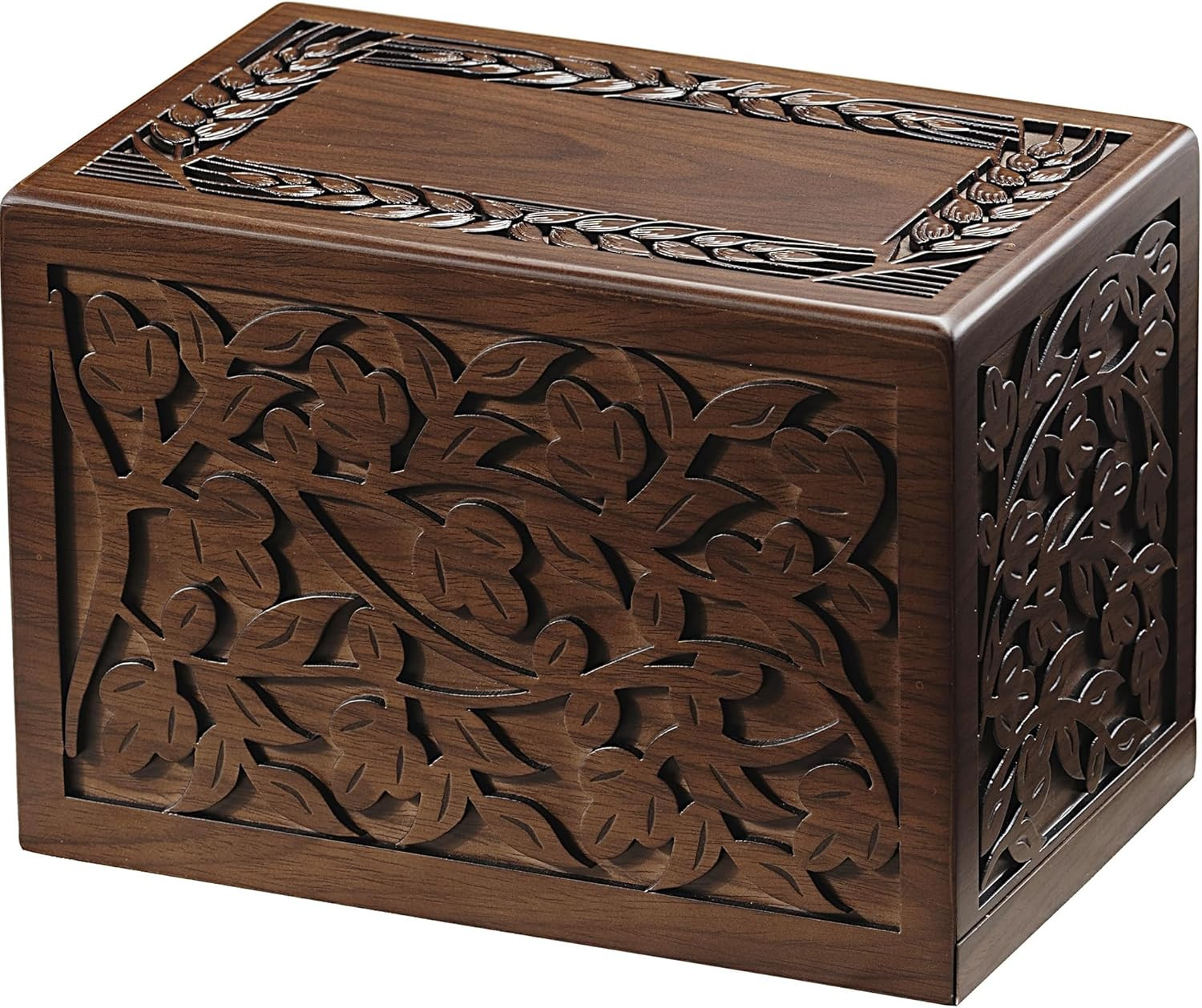 Tree of Life Wooden Cremation Urn for Human Ashes Adult Men Women & Large Pet, 2