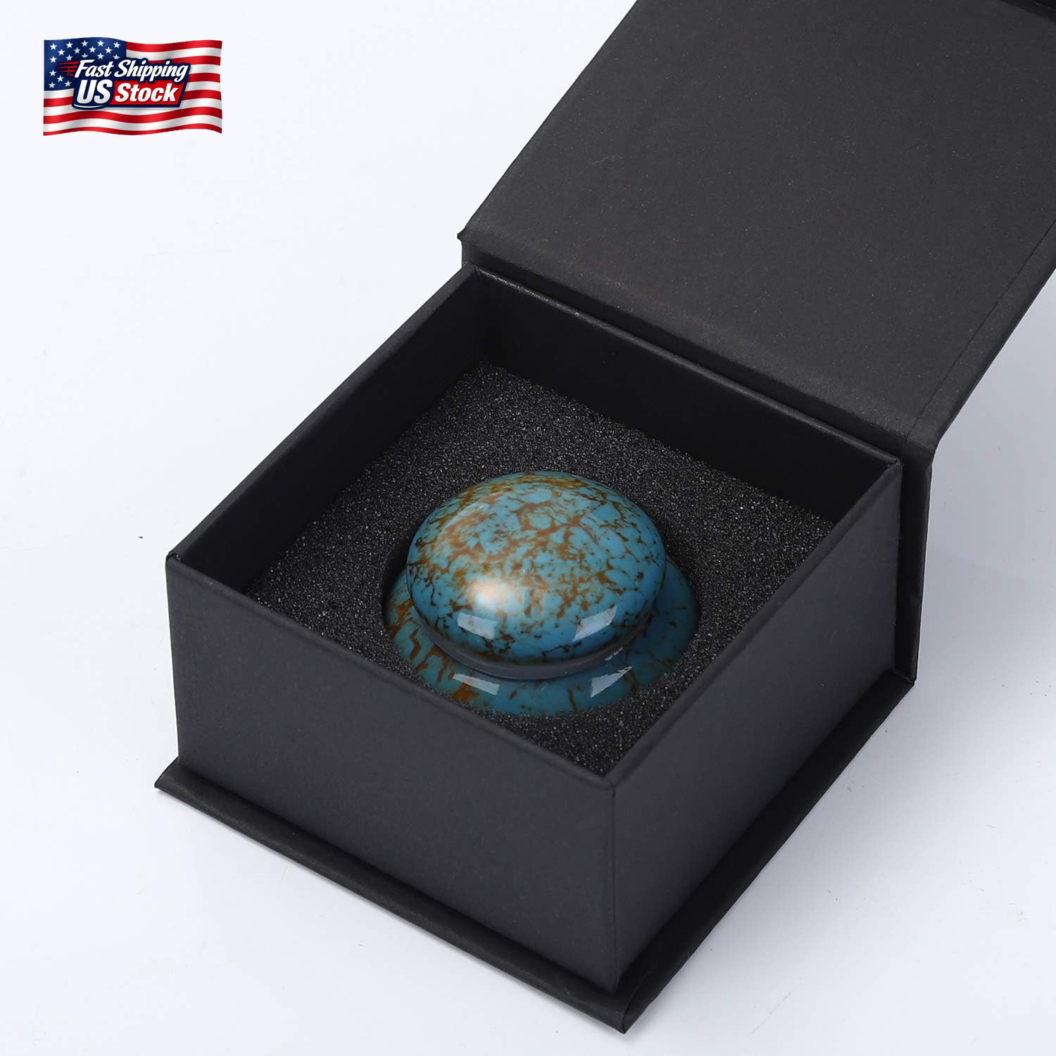 Small Urn for Human Ashes – 1.6” Handicrafted Urn – Beautiful Tiny Keepsake Urn