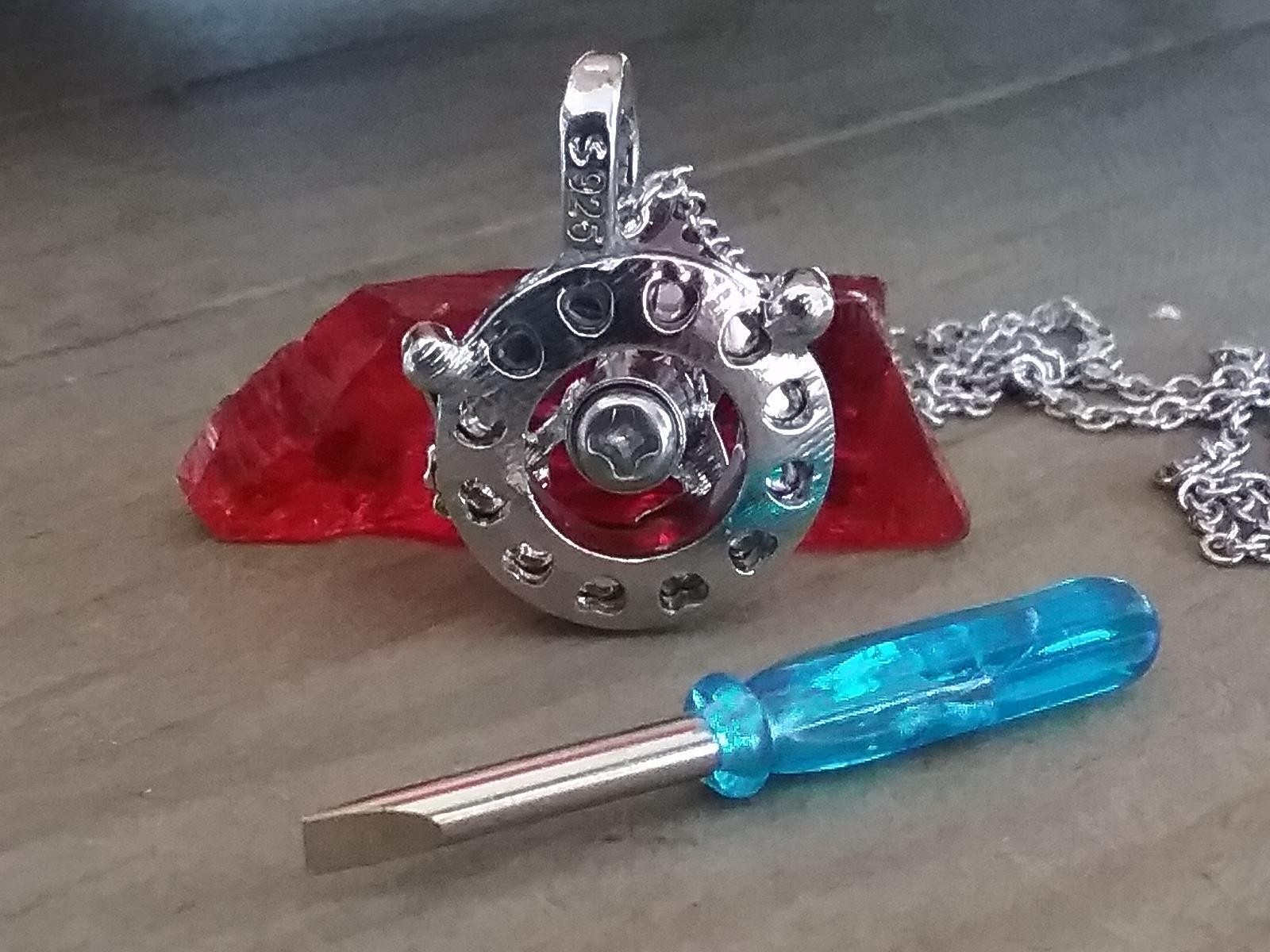 Cremation Urn Necklace, Silver Urn Necklace with HUMMINGBIRD, Cremation Jewelry