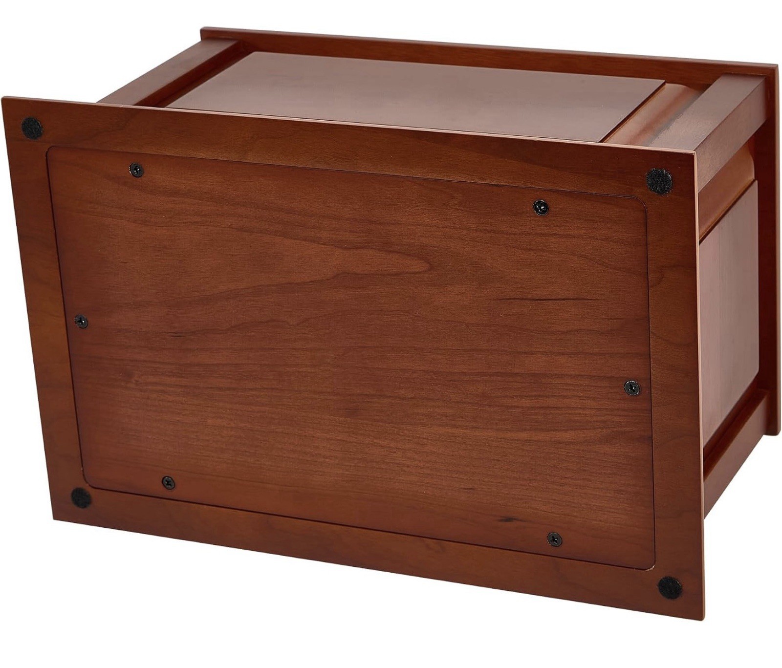 Handcrafted Extra Large Wooden Funeral Cremation Urn Box for Up To 300lb