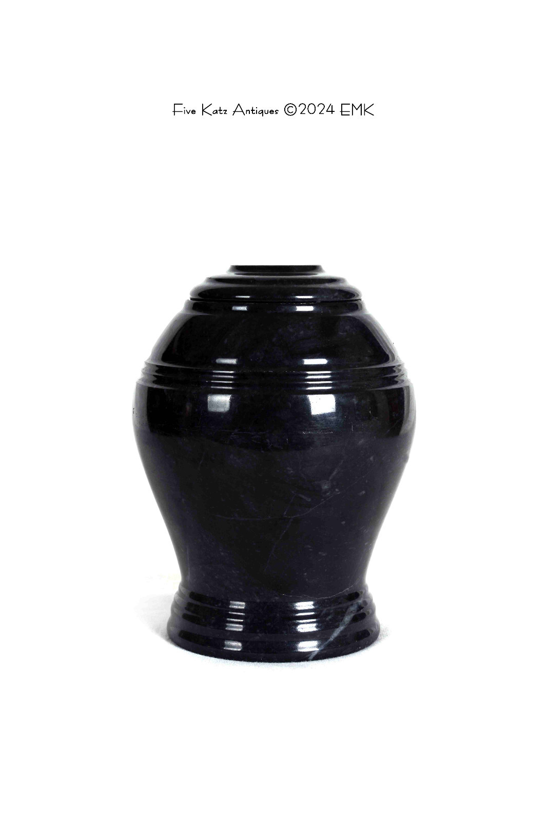 Vintage Marble Cremation Urn – Funeral – Small – New Old Stock