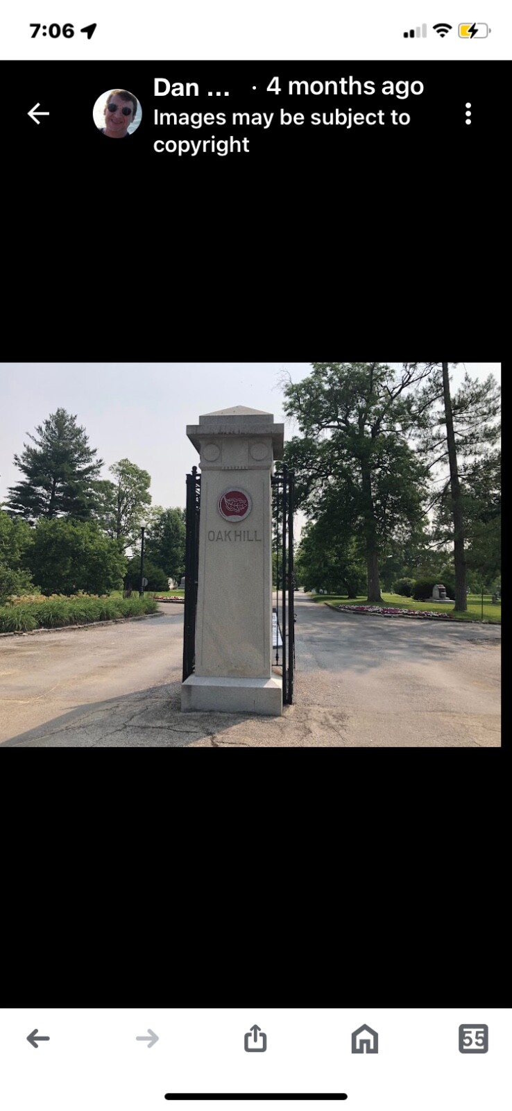 Oak Hills Cemetery Cincinnati Ohio.  2 plots $3250. Have a Total Of 4 Plots