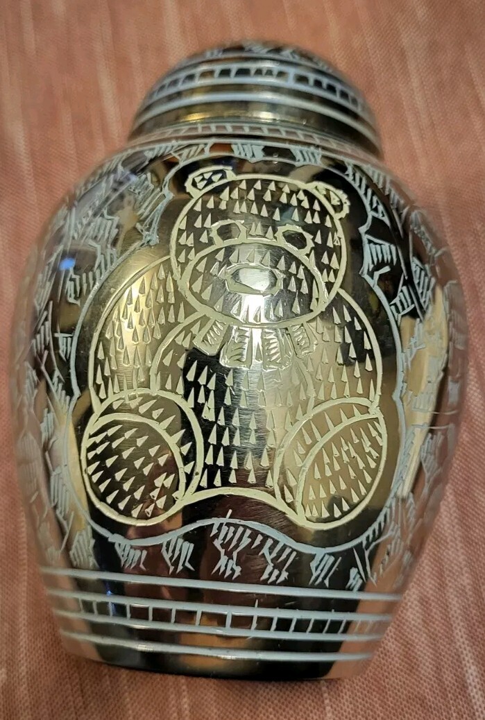 Teddy Bear Child Infant Cremation Urn