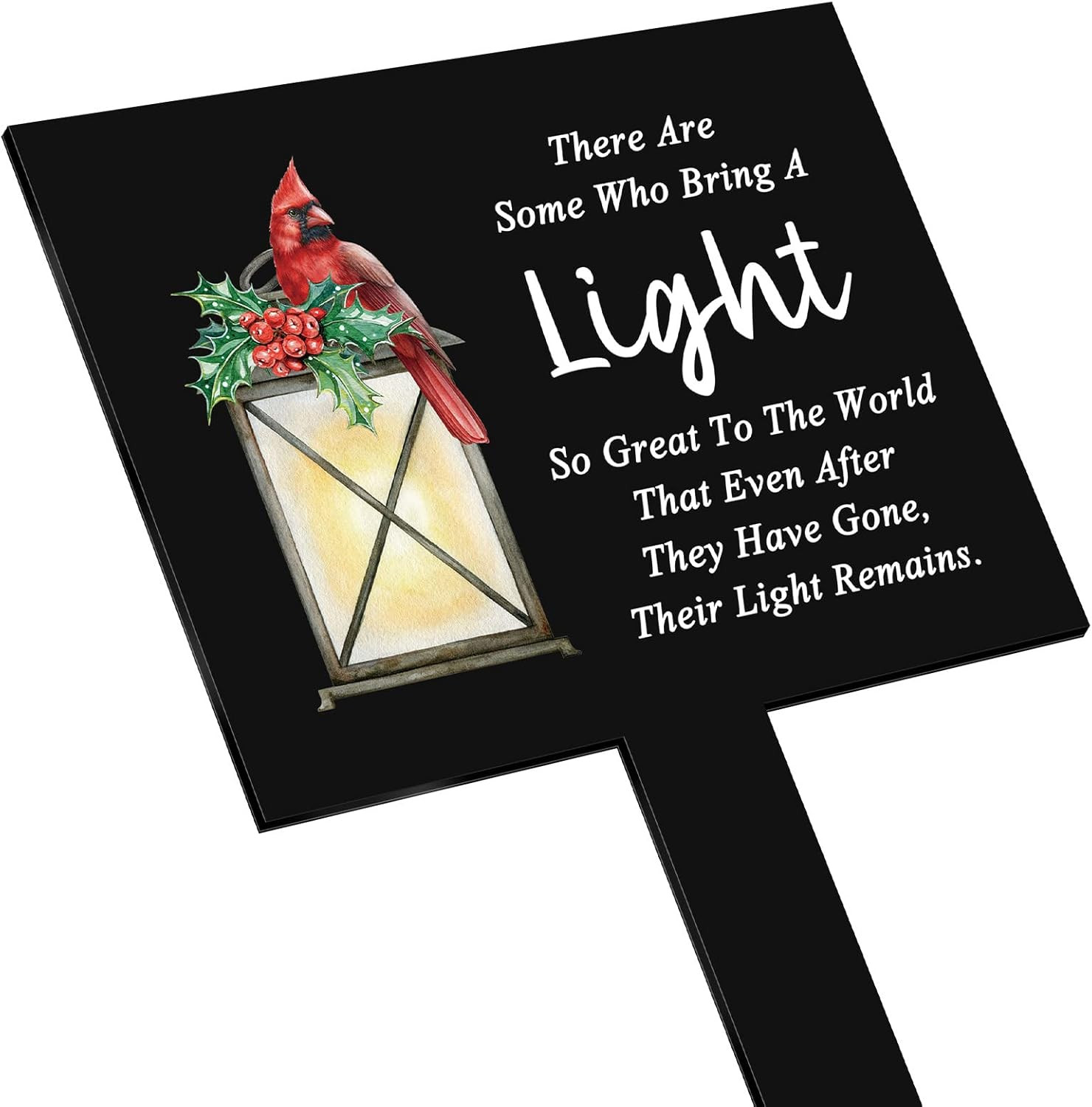 Cardinals Memorial Gift Cardinal Grave Markers Cemetery Plaque Stake Markers Mem