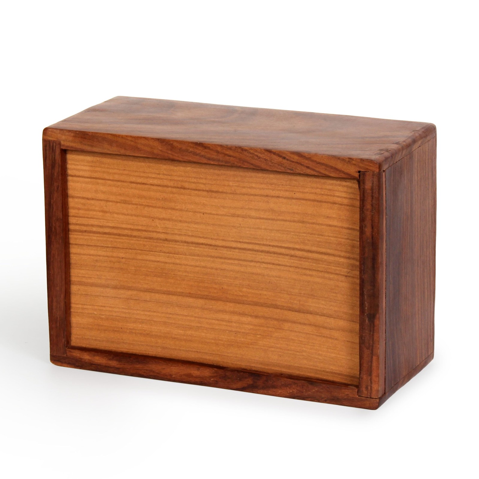 Handmade Wooden Urn Box for Human Ashes, Cremation Funeral Urns Box, Pet Memo…