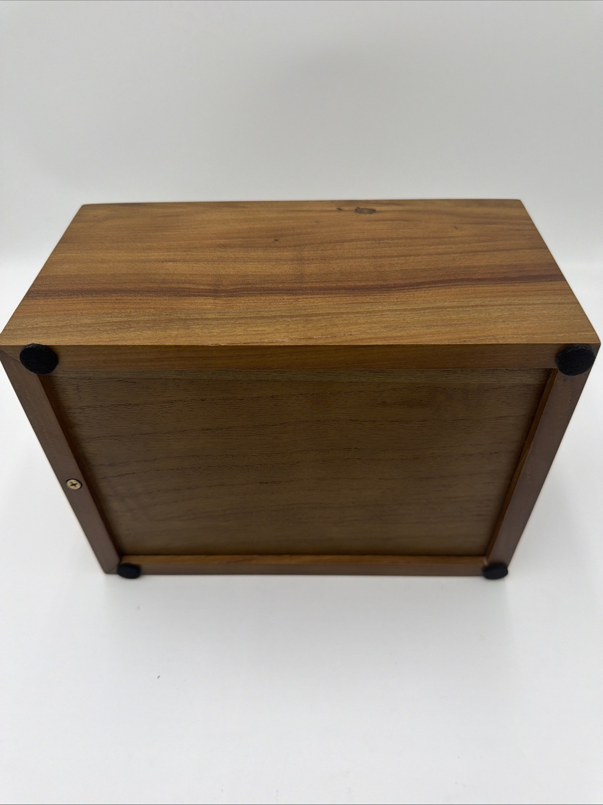 Rustic Barn Wood Cremation Urn Adult Human Ashes Solid Wood Burial Memorial Box
