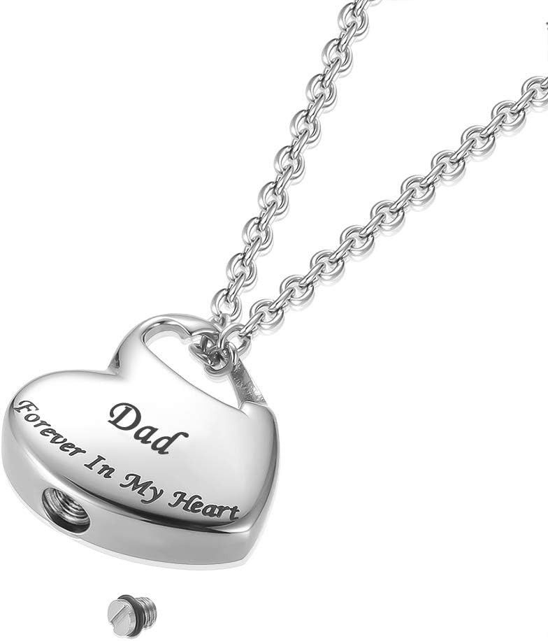 Durable 316L Stainless Steel Ashes Necklace – Perfect for Cherished Memories