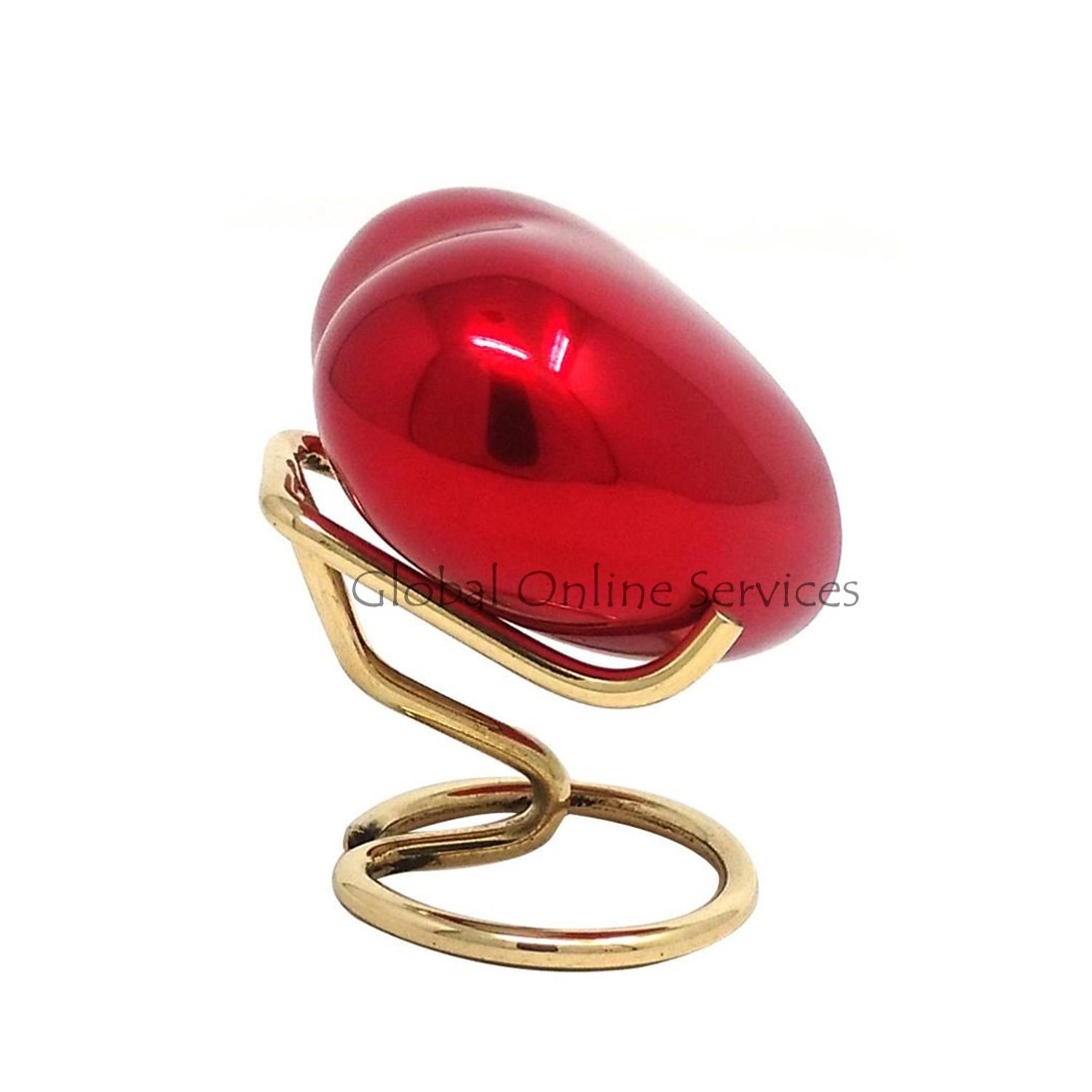 Classic Red Heart Keepsake Urn for Ashes, Memorial heart keepsake