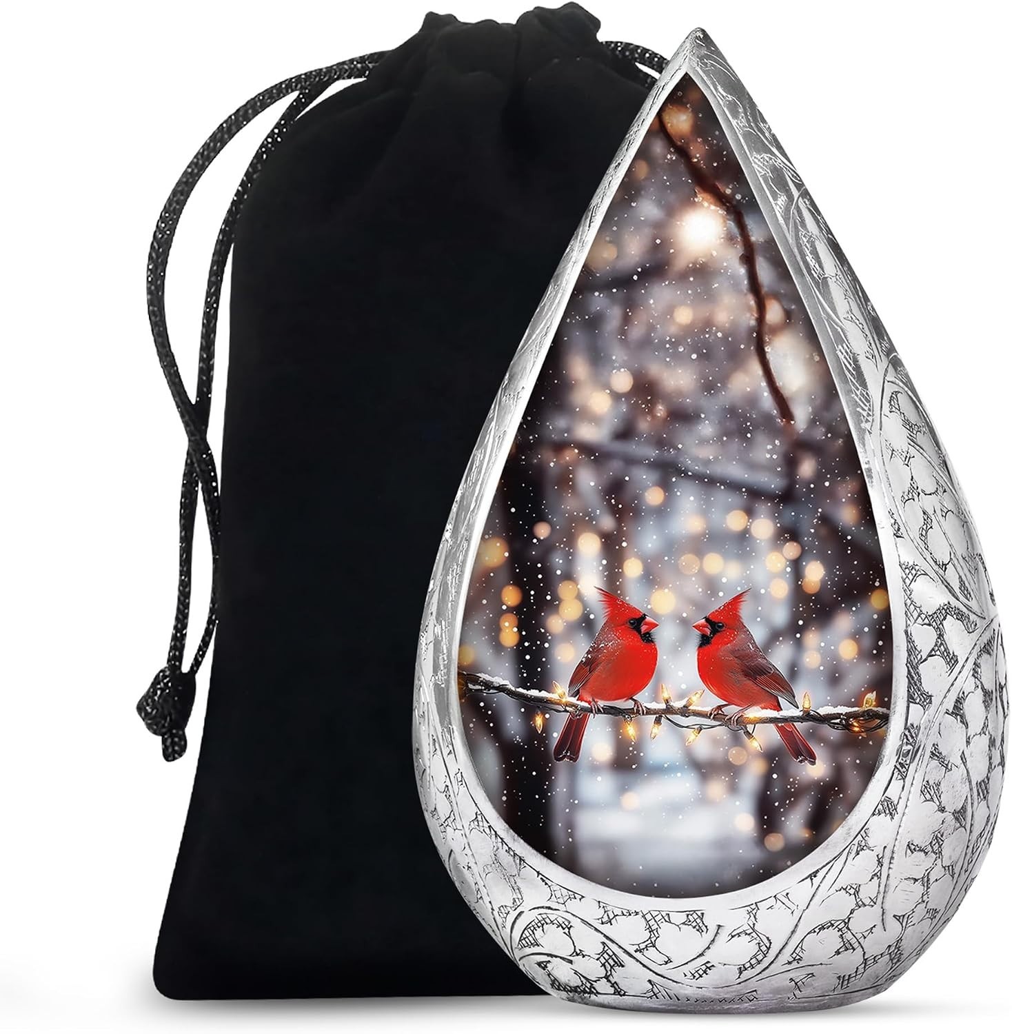 *NIB* Cardinal Cremation Urn ~ Large ~ Unisex ~ For Adult Human Ashes
